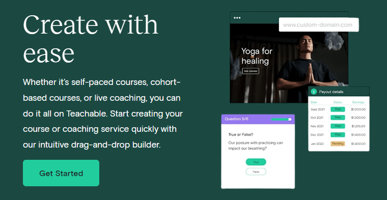 Teachable.com review - Create and sell online courses