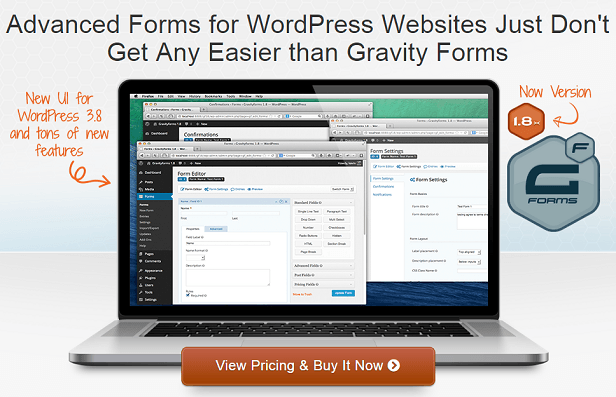 GravityForms.com - Contact form builder and lead data management pluging for WordPress