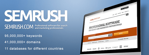 SEMrush.com - SEO research, keyword research and online competitor research